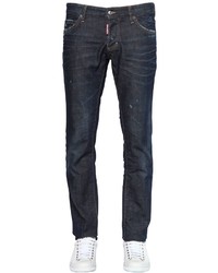 DSQUARED2 18cm Slim Fit Stretch Brut Denim Jeans