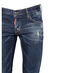 DSQUARED2 18cm Slim Fit Washed Stretch Denim Jeans