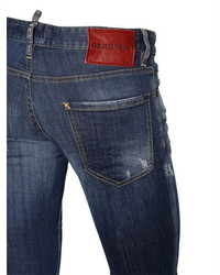 DSQUARED2 18cm Slim Fit Washed Stretch Denim Jeans