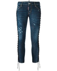 Dsquared2 Deana Lace Effect Jeans