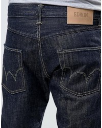 Edwin Ed 55 Regular Tapered Jeans Rinsed Wash