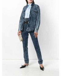 Miu Miu Elasticated Tapered Jeans