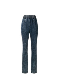 Miu Miu Elasticated Tapered Jeans
