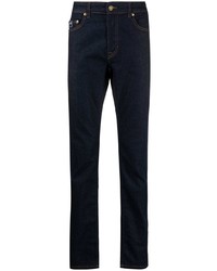 VERSACE JEANS COUTURE Embroidered Logo Slim Fit Jeans
