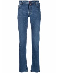Jacob Cohen Embroidered Logo Slim Fit Jeans