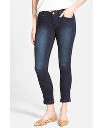 Jag Jeans Erin Cuffed Knit Denim Ankle Jeans