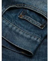 Saint Laurent Faded Detail Jeans