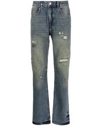 Flaneur Homme Faded Wash Detail Jeans