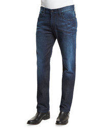 Armani Collezioni Five Pocket Medium Wash Denim Jeans Blue