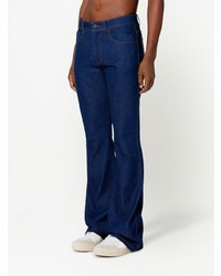 Ami Paris Flare Fit Low Rise Jeans