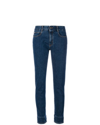 Stella McCartney Flower Printed Cuff Jeans