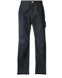 Helmut Lang Frayed Cropped Jeans