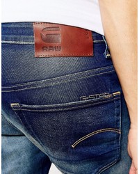 G Star G Star Jeans 3301 Slim Fit Firro Medium Aged Vintage Wash