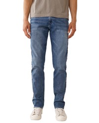 True Religion Brand Jeans Geno Logo Taped Straight Leg Jeans In Alley Loop At Nordstrom