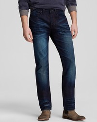 PRPS Goods Co Jeans Demon Fire Engine Straight Fit In Indigo