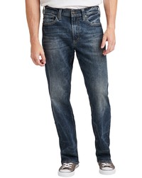 Silver Jeans Co. Gordie Loose Fit Straight Leg Jeans In Indigo At Nordstrom