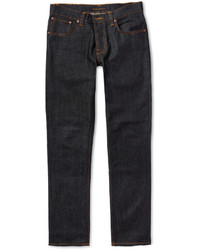 Nudie Jeans Grim Tim Slim Fit Organic Dry Denim Jeans