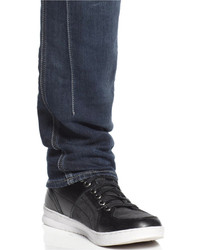 Guess Dark Action Packed Wash Tapered Jeans