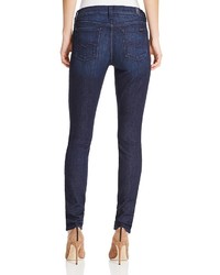 7 For All Mankind Gwenevere Skinny Jeans In Bela Dark Blue