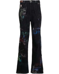 Andersson Bell Hand Painted Effect Straight Leg Jeans