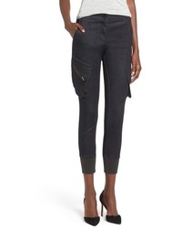 James Jeans High Rise Crop Cargo Jeans