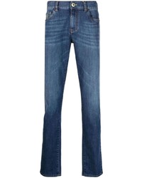 Canali High Rise Slim Fit Jeans