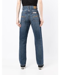 Nudie Jeans High Rise Straight Leg Jeans
