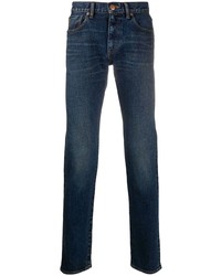 Giorgio Armani High Rise Straight Leg Jeans