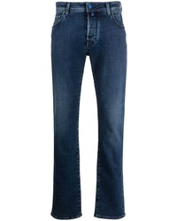 Jacob Cohen High Rise Straight Leg Jeans