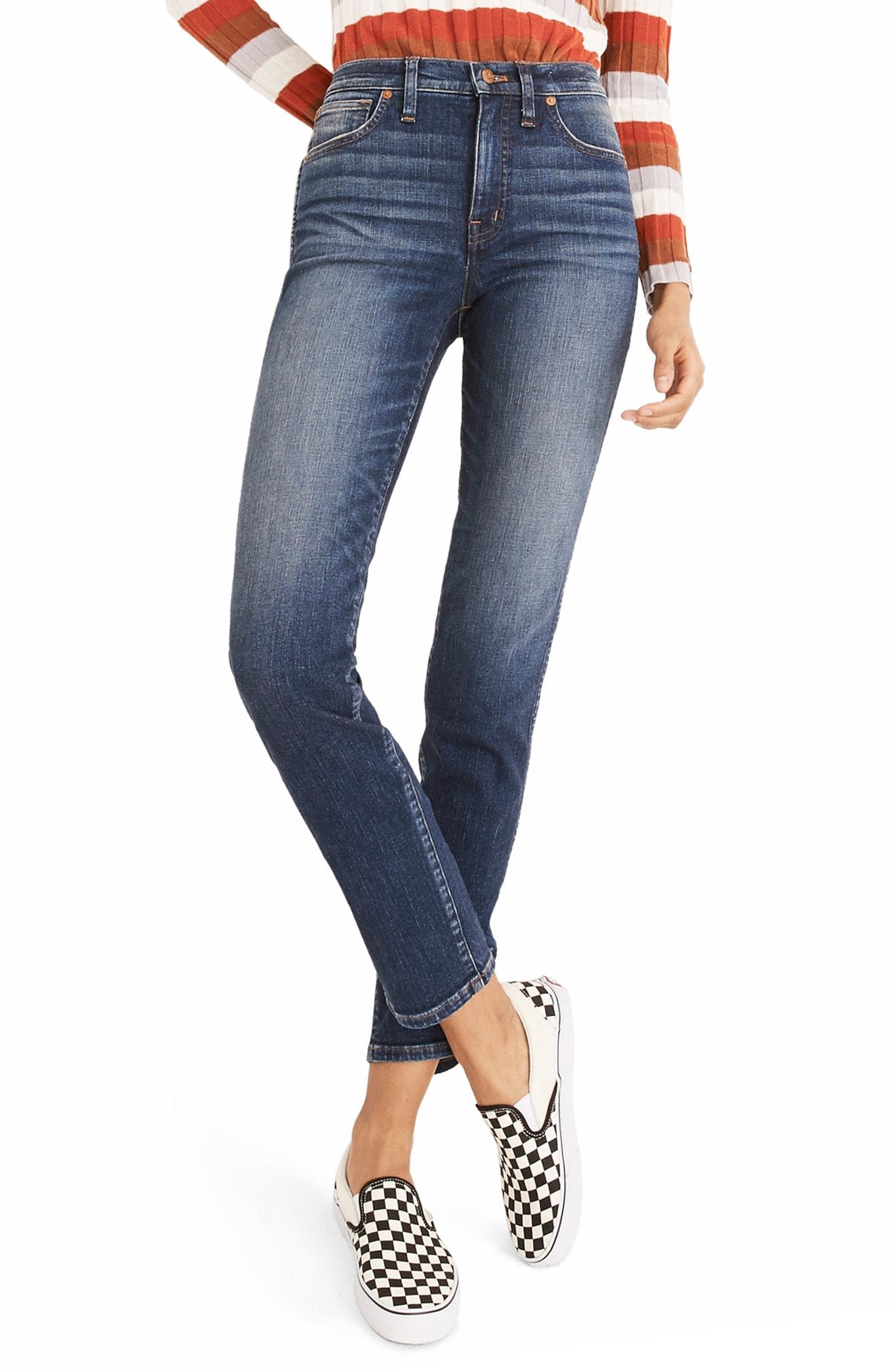 madewell slim straight jeans