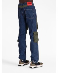 Hugo Hybrid Cargo Pockets Straight Leg Jeans