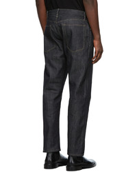 Jil Sander Indigo Logo Patch Denim Jeans