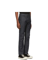 Rick Owens DRKSHDW Indigo Torarance Cut Jeans