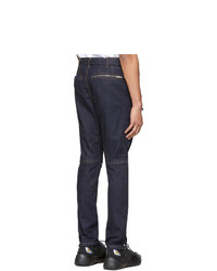 Sacai Indigo Zip Detail Jeans