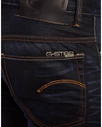 G Star Jeans 3301 Straight Fit Indigo Aged