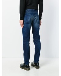 Neil Barrett Jeans With Ribbed Knees