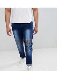 Duke King Size Biker Jean In Stretch