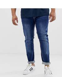 Duke King Size Tapered Fit Jean In Blue With Stretch