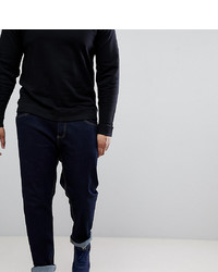 Duke King Size Tapered Fit Jeans In Indigo With Stretch
