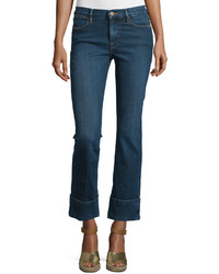 Frame Le High Cuffed Ankle Jeans Ardmore
