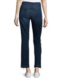 Frame Le High Straight Leg Cropped Jeans