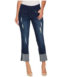 Jag Jeans Lewis Pull On Straight Cuffed Butter Denim In Cosmos Jeans