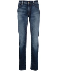 Pt05 Light Wash Fitted Jeans