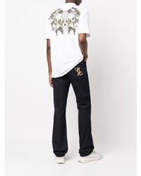 Billionaire Logo Embroidered Bootcut Jeans