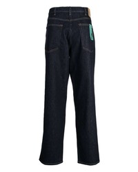 PS Paul Smith Logo Patch Mid Rise Loose Fit Jeans