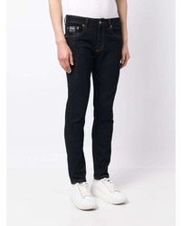 VERSACE JEANS COUTURE Logo Patch Slim Cut Jeans