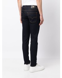 VERSACE JEANS COUTURE Logo Patch Slim Cut Jeans