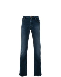 Jacob Cohen Logo Patch Slim Fit Jeans