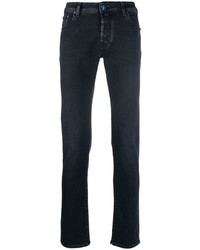 Jacob Cohen Logo Patch Straight Jeans