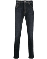 Peserico Logo Patch Straight Leg Jeans